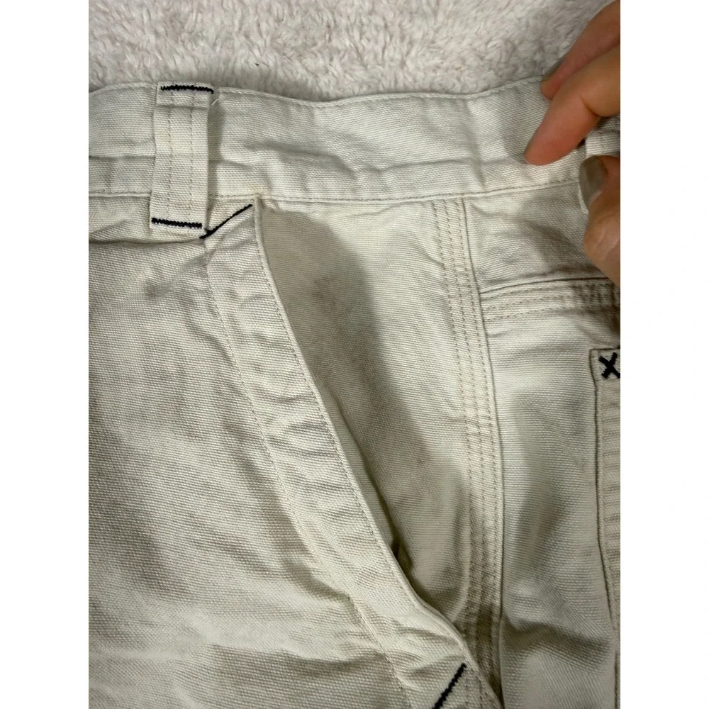 Polo Jeans Co Ralph Lauren Carpenter Shorts Boys 14 Beige Good Utility Workwear